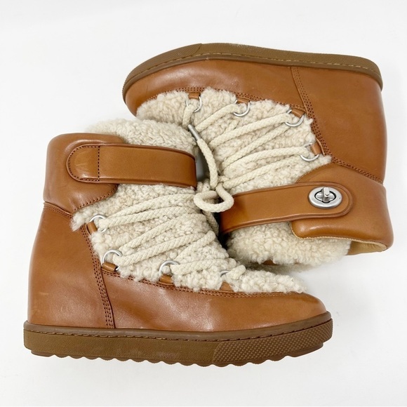 Coach Monroe Shearling Boots - Picture 6 of 11